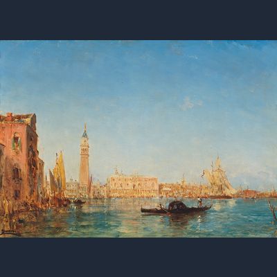 The Doge's Palace seen from the Canal della Grazia, Venice