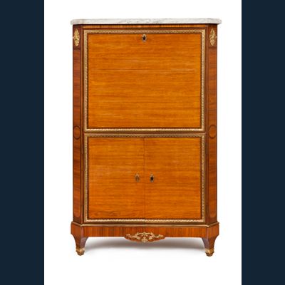 A French Louis Seize secretaire à abbatant