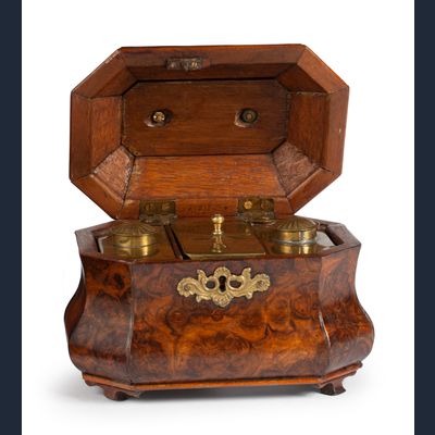 Dutch Louis Quinze Tea Caddy