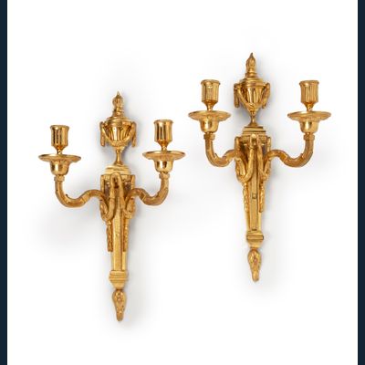 A Pair of Louis Seize Wall Sconces