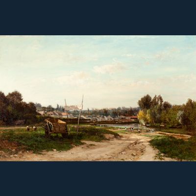 Landscape with Workers in a Field