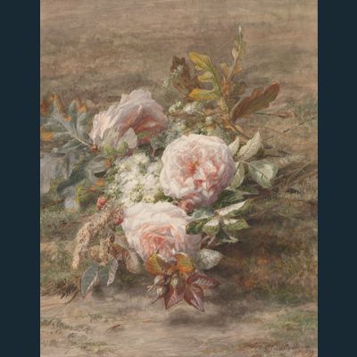 Flower still life with roses