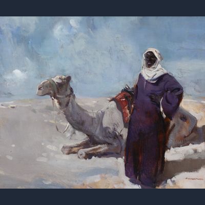 Touareg with a Dromadery