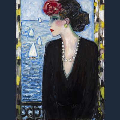 JEAN-PIERRE CASSIGNEUL (1935-) – LA ROBE NOIR