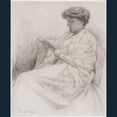 THÉO VAN RYSSELBERGHE (1862-1926) – LAURE FLÉ LISANT