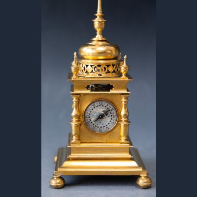 Miniatuur Türmchenuhr, Duitsland, waarschijnlijk Augsburg, ca.1630.