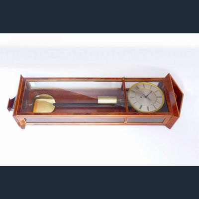 A fine  Austrian mahogany veneered  'Dachluhr' - regulator timepiece, circa 1840.