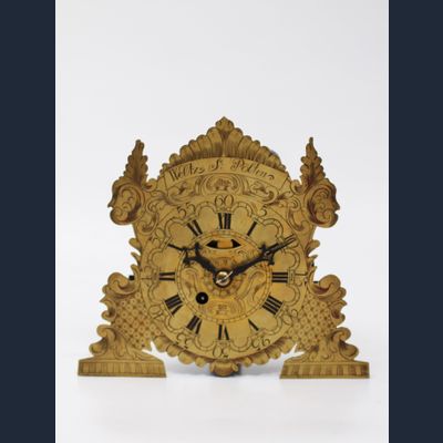 An Austrian engraved 'zappler' wall timepiece, Weltz S. Pölten, circa 1780