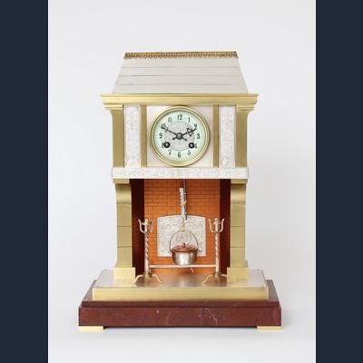 Een Franse industriële pendule, Guilmet circa 1890