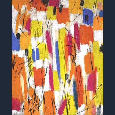 Andre van der Vossen (1893 - 1963), "Mosaiques des Fleurs"