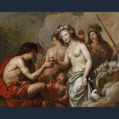 Adriaen Backer (ca. 1635-1684), Het oordeel van Paris