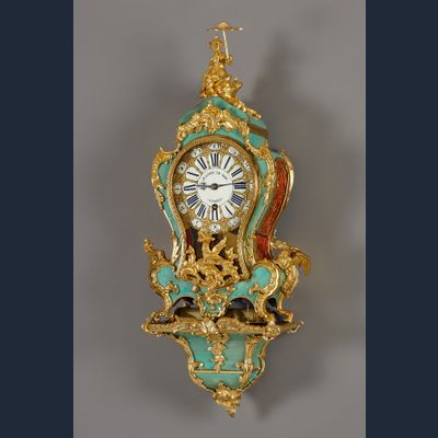 Franse Louis XV consoleklok