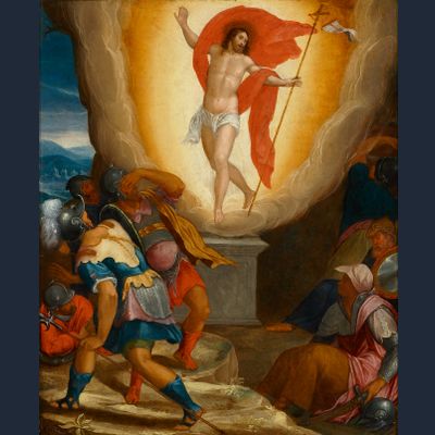 Anonieme Duitse meester, De verrijzenis van Christus