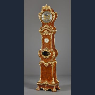 Französischer Louis XV Regulator mit Äquation, Julien Le Roy