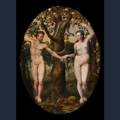 Anonymous Flemish Mannerist, The Fall of Man