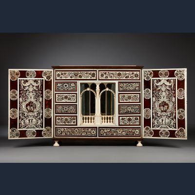 Joachim Tielke (Königsberg 1641- 1719 Hamburg)  een pronkkabinet