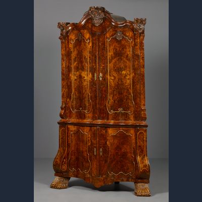 Hollandse Louis XV hoekkast
