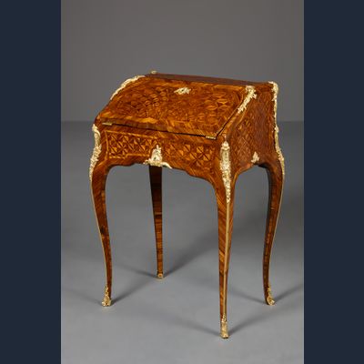 Franse Louis XV Secrétaire en Pente, Pierre Garnier