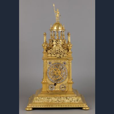 Duits Renaissance Türmchenuhr met Astrolabe