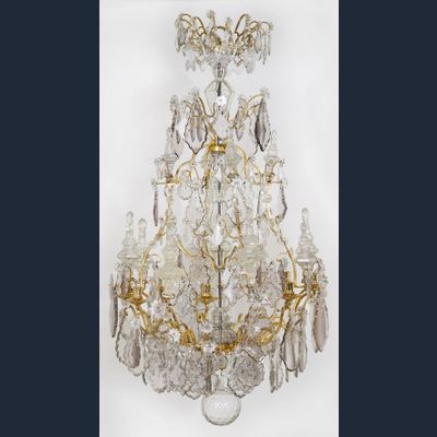 Lustre à cage d’époque Louis XV