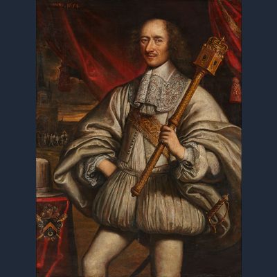 Franse school, portret van de kamerheer van Louis XIV