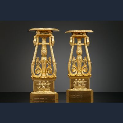 Paar französische Empire-Coupes, Pierre-Philippe Thomire