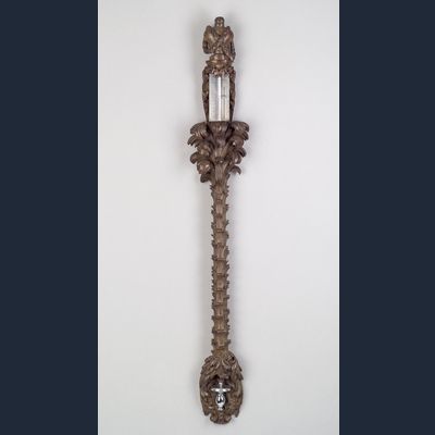 French Louis XVI Mercury Barometer In The Shape Of A Palmtree