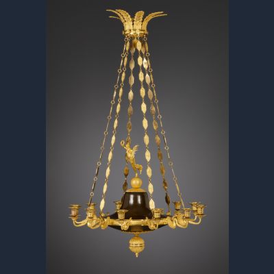 Franse Empire twaalflichts discuskroon