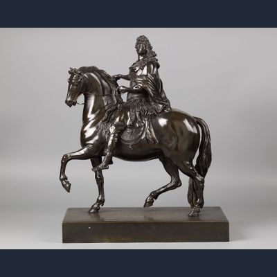 Equestrian Statue of Louis XIV, after Martin van den Bogaert alias Desjardins