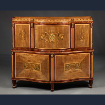 English George III Writing Cabinet