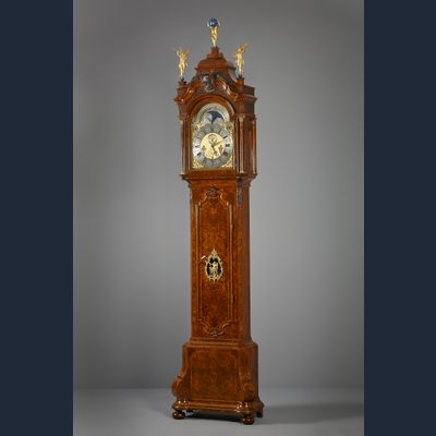 Horloge de parquet avec boite à musique d’Amsterdam,  Gerrit Bramer