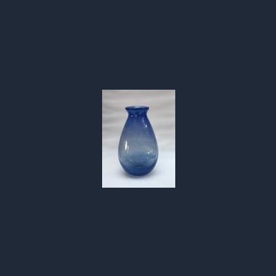 A.D. Copier, Leerdam Unica, Transparante blauwe vaas, 1946