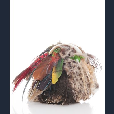 Vintage Isabel Canovas Feather Crossbody Bag