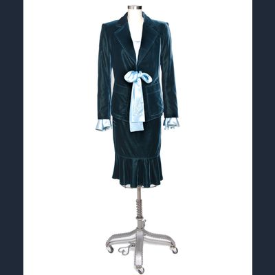 Tom Ford for Yves Saint Laurent Ensemble in Velours 2003