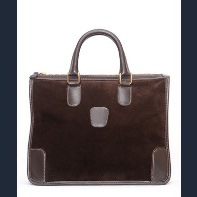 Gucci Bruine Suede Handtas