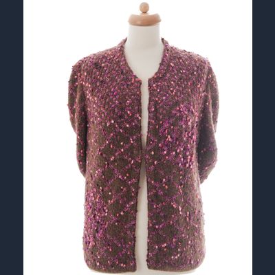 Chanel Roze Multicolor Wollen Vest 01A