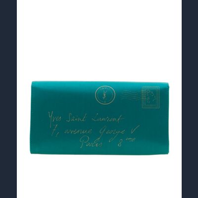 Yves Saint Laurent Y-mail Envelop Avondtasje in Satijn