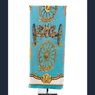 Hermès Carré Roues de Canon 1967