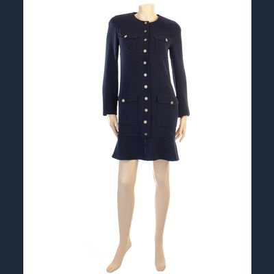 Chanel Robe Manteau Jurk