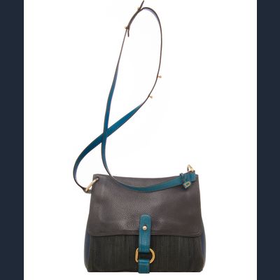 Delvaux Toile De Cuir Shoulder Bag