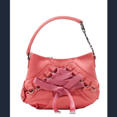 Christian Dior Avondtas in Roze Satijn