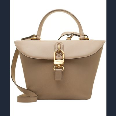 Delvaux Grey Beige Schoudertas