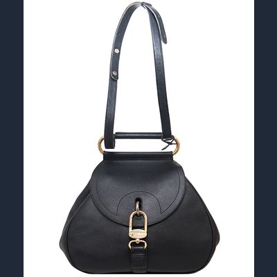 Delvaux Black Cerceau Jumping Bag