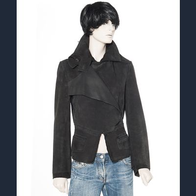 Yves Saint Laurent 'Rive Gauche' Suede Jas