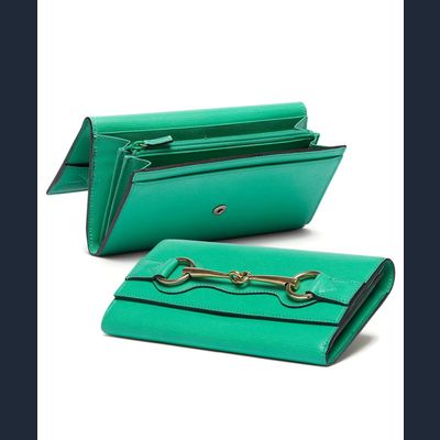Gucci Portefeuille in Jasmijn Groen