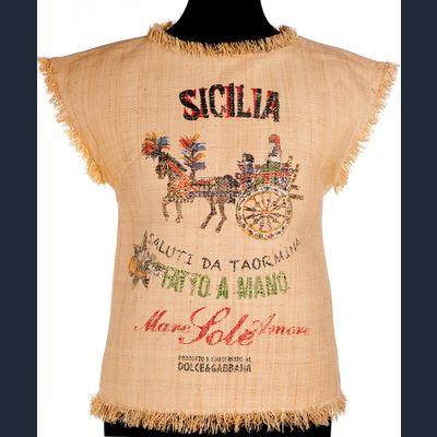 Dolce & Gabbana Raffia Top