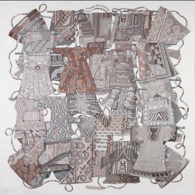 Hermès Carré 'Voyage En Etoffes'