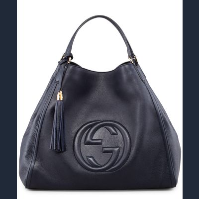 Gucci Donkerblauw 'Soho' Hobo Tas