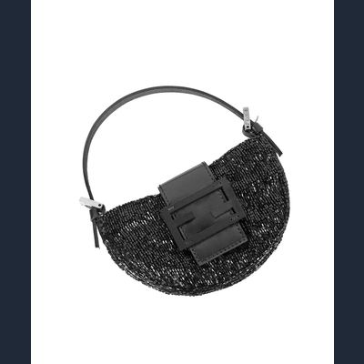 Fendi Mini Croissant Tasje Versierd met Baguette Kralen