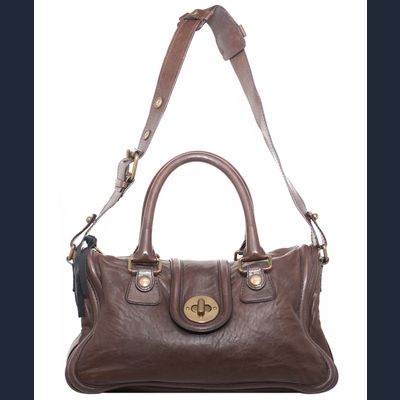 Chloé Brown Leather Ava Tote Bag